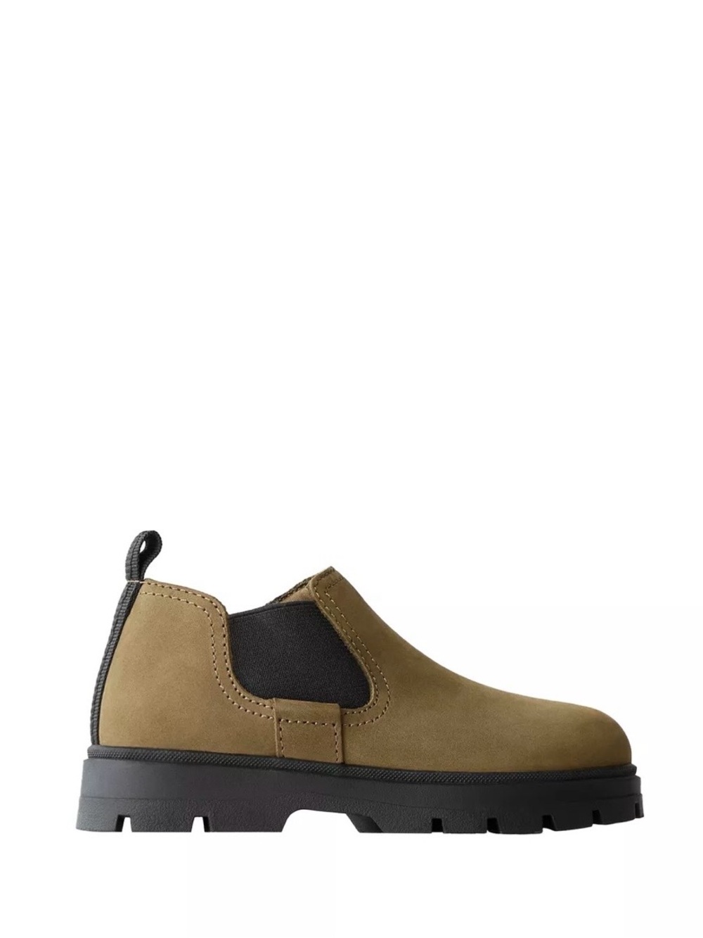 Zara Kids Chelsea Boot in Tan with Black Sole
